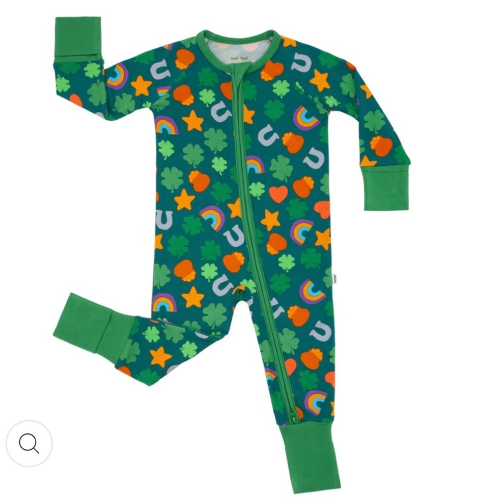 Little Sleepies Lucky Charm St. Patricks Day Zippy Pajamas